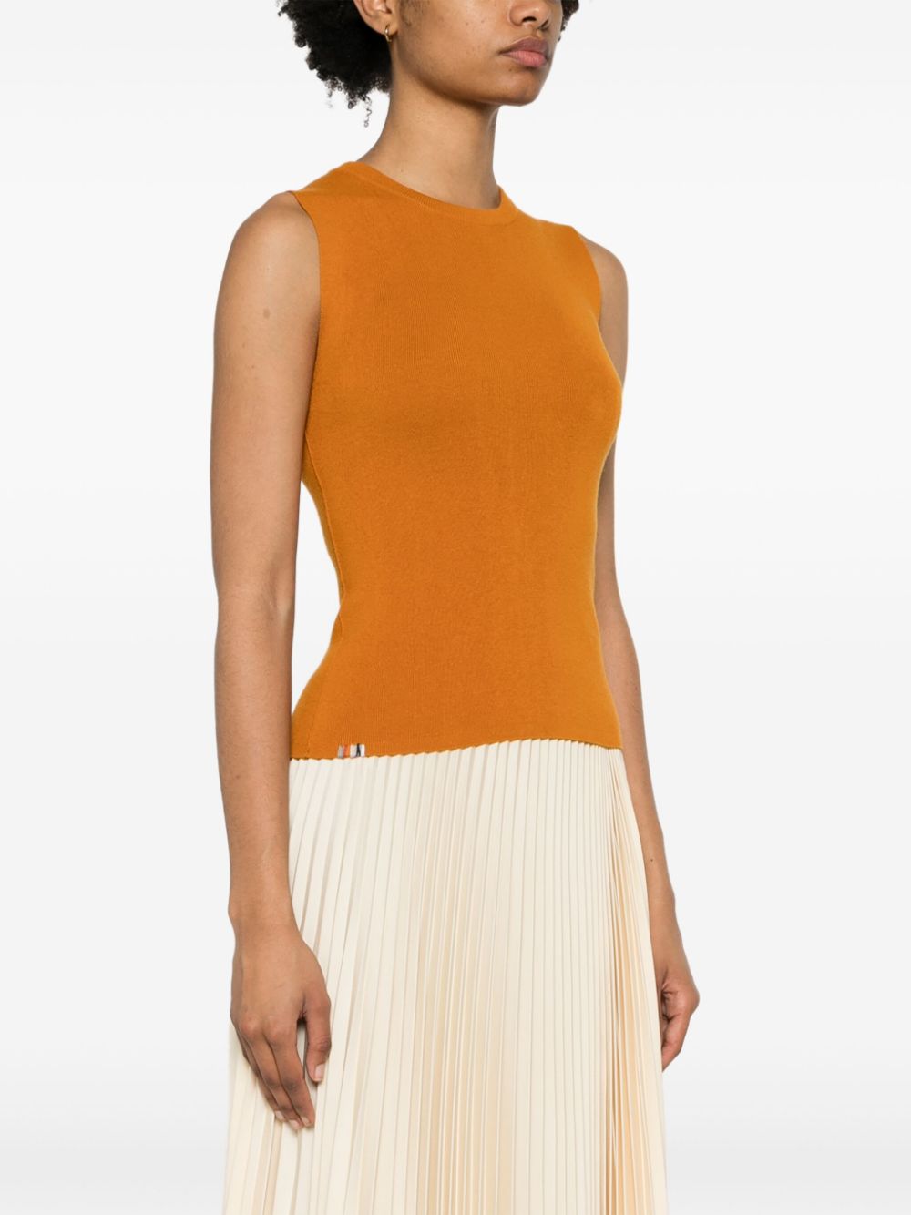 extreme cashmere n°334 Ida gebreide top Oranje