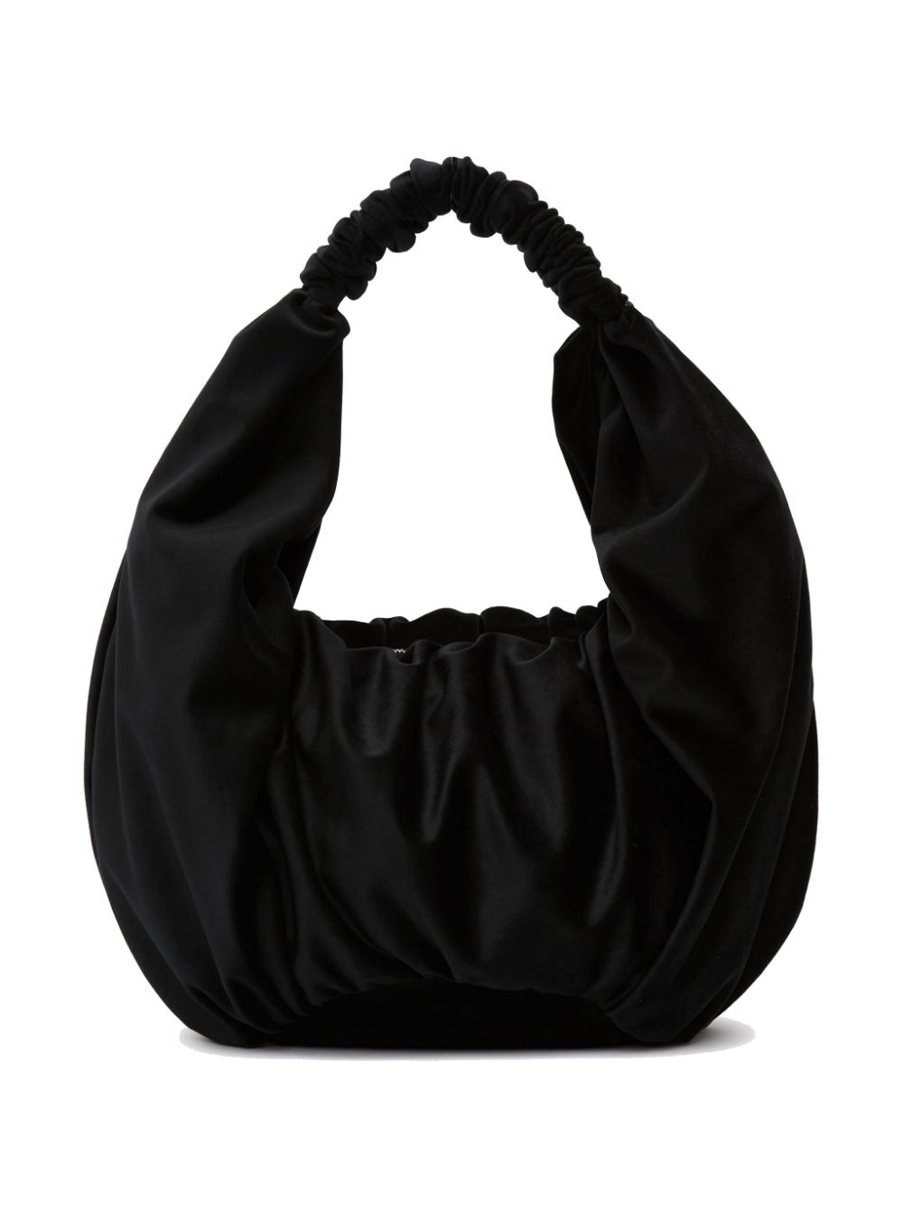 JW Anderson Ruffle Shopper velvet shoulder bag Women