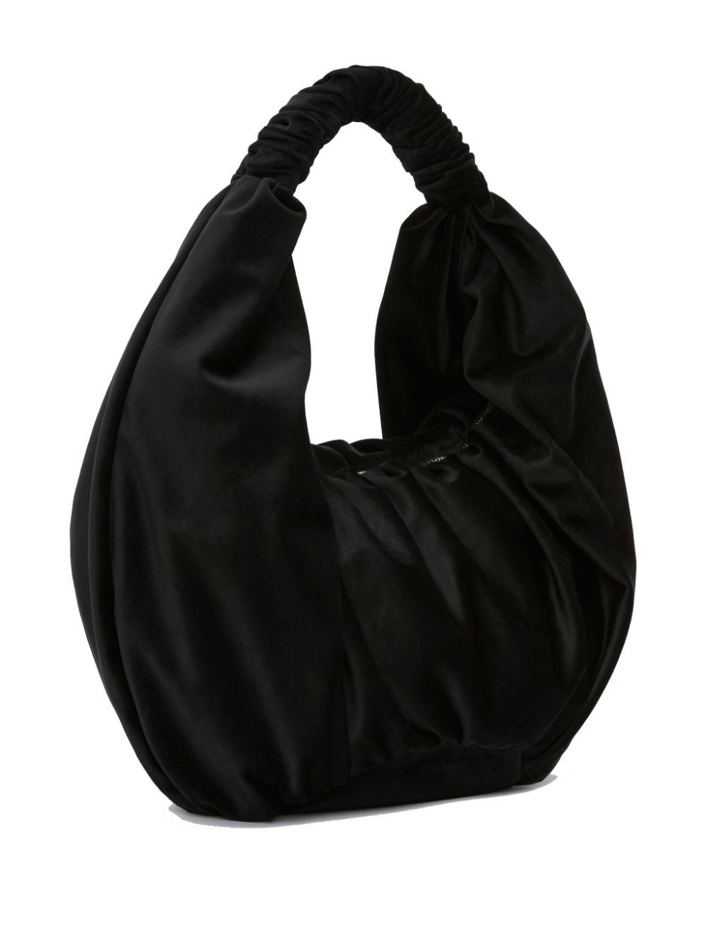 JW Anderson Ruffle Shopper velvet shoulder bag Women