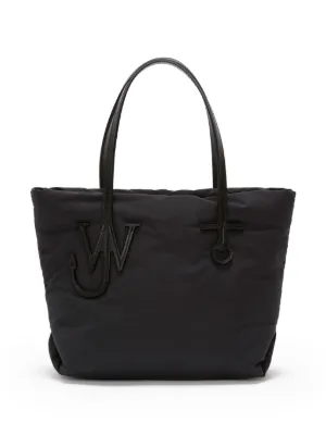 関税込 JW ANDERSON アンカー ロゴ トートバッグ 黒 JW Anderson ウィメンズ ハンドバッグ&トートバッグ通販 - FARFETCH