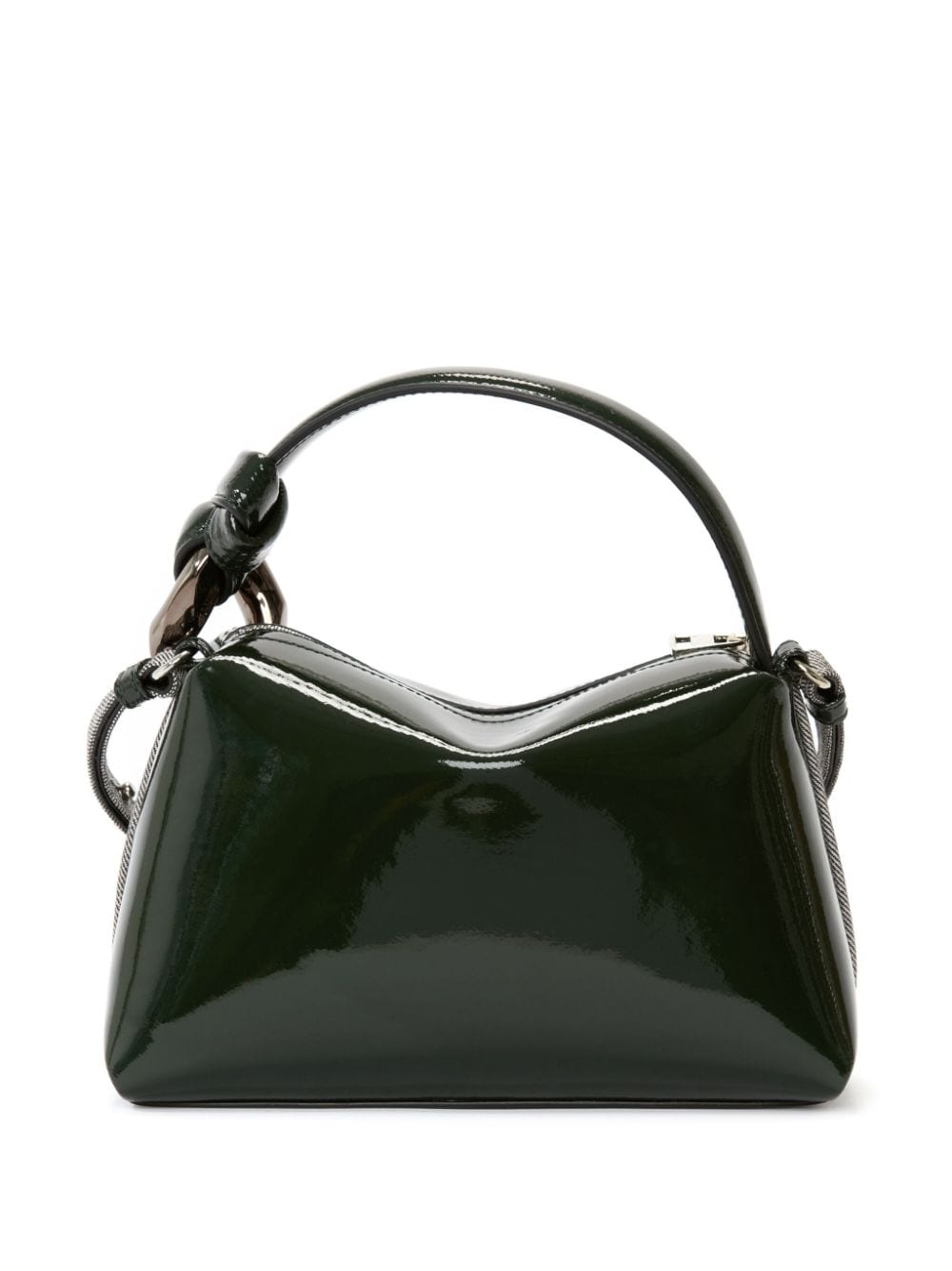 Shop Jw Anderson Small Corner Cross Body Bag In Green