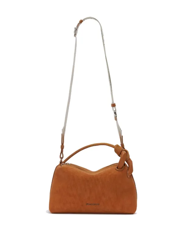 JW Anderson Corner Canvas Crossbody Bag | Brown | FARFETCH