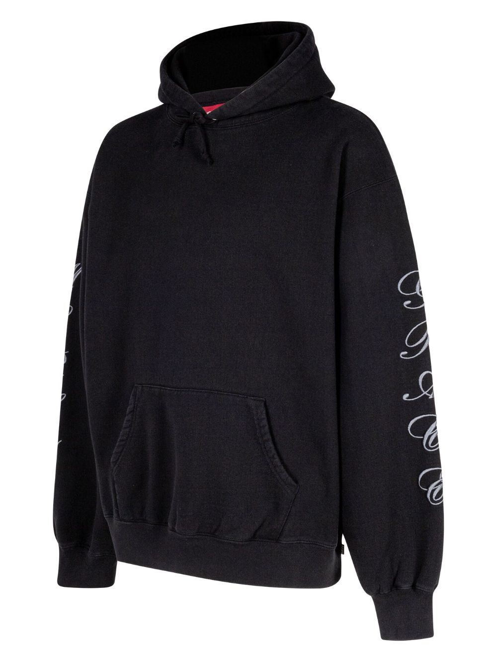 Supreme Hoodie met patch Zwart