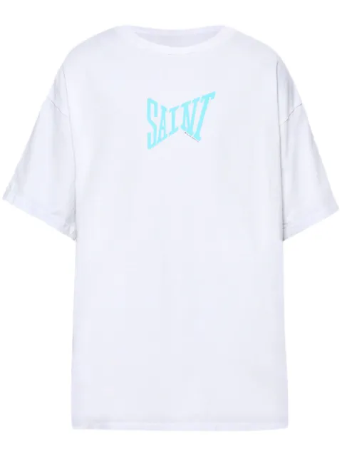 SAINT MXXXXXX logo-print cotton T-shirt