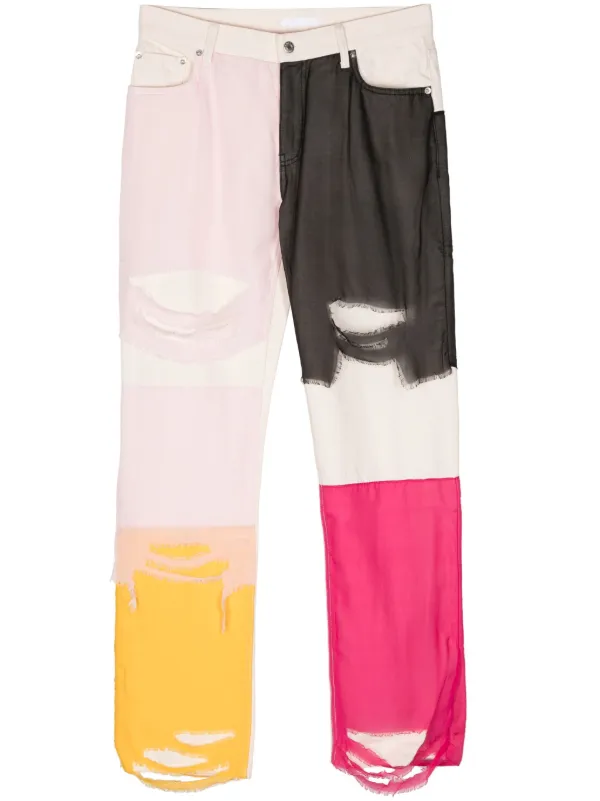 Helmut Lang パネル ストレートジーンズ | ニュートラル | FARFETCH JP