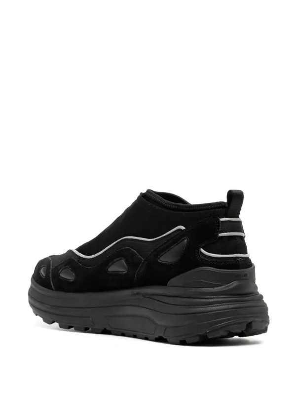 Suicoke Akk-Zip Panelled Sneakers | Black | FARFETCH