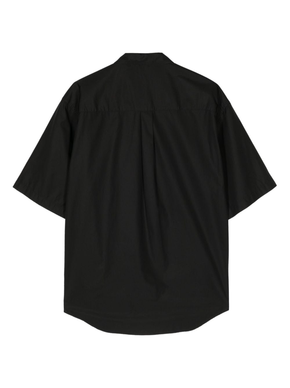 Undercover embroidered-motif poplin shirt - Zwart