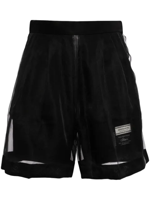 Undercover shorts con detalle de tul