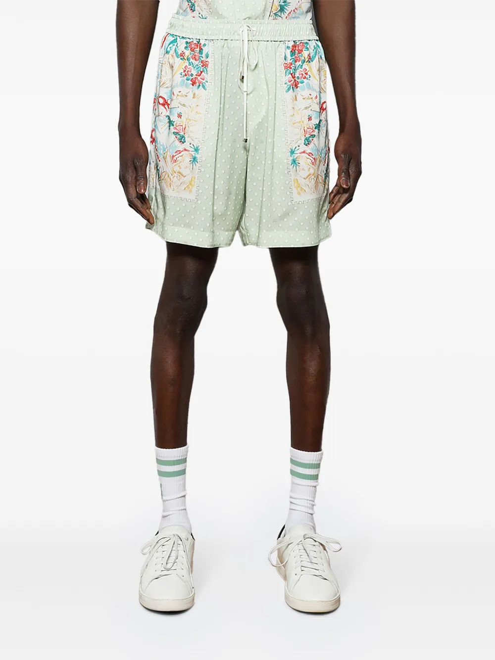 AMIRI Trainingsshorts met stippen Groen