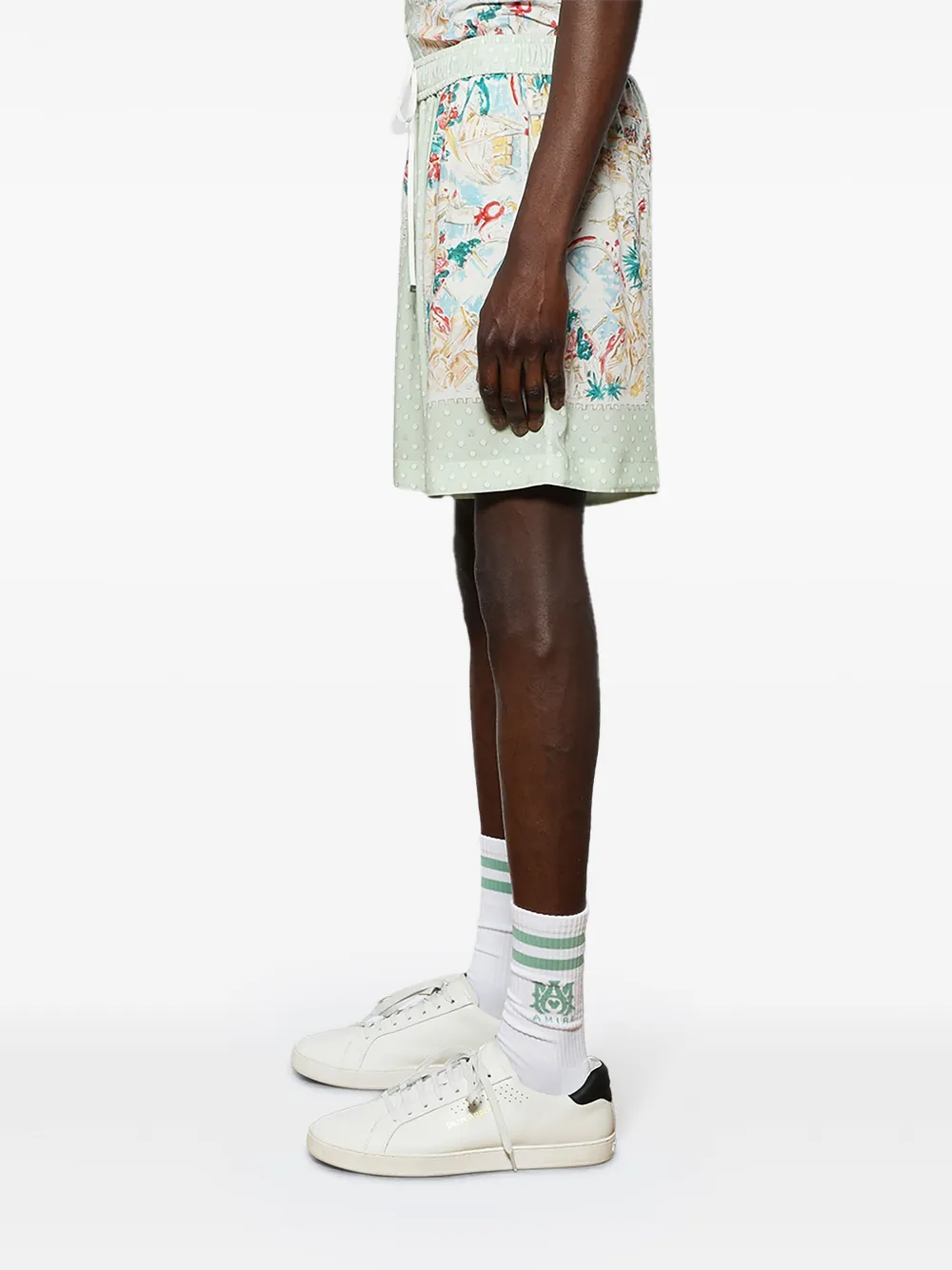 AMIRI Trainingsshorts met stippen Groen