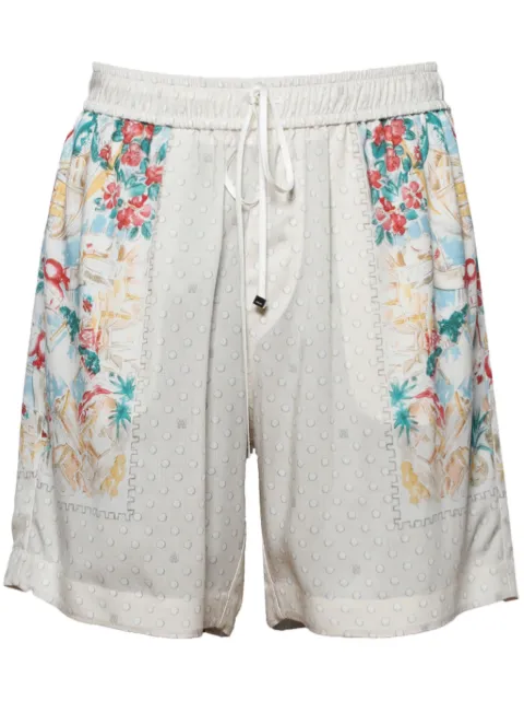 AMIRI mix-print deck shorts