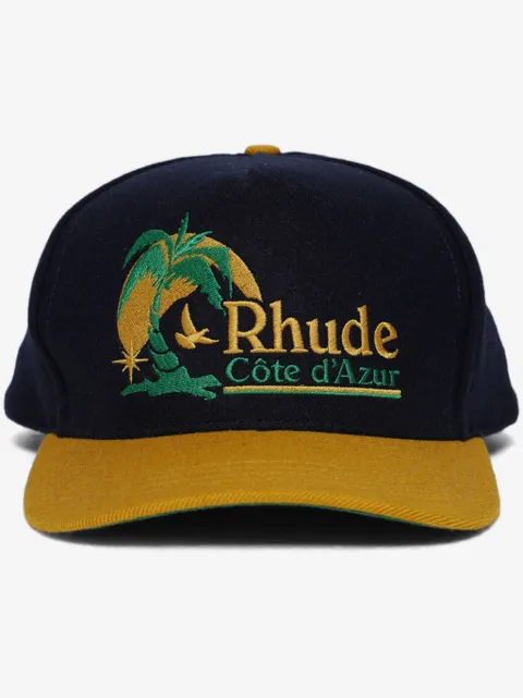 RHUDE Cappello da baseball Azur Coast