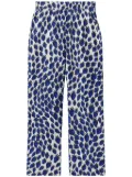 Burberry strawberry graphic-print trousers - Blue