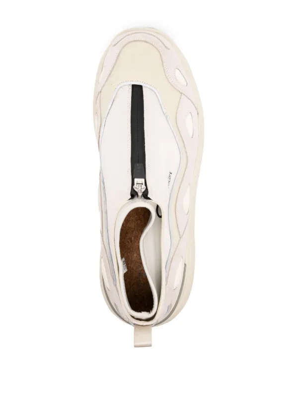Suicoke Akk-Zip Panelled Sneakers | Neutrals | FARFETCH