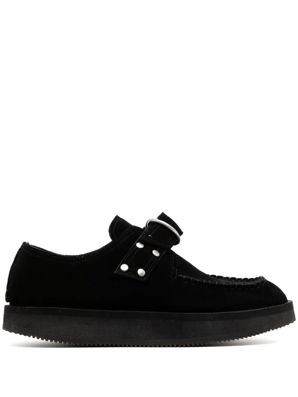 Suicoke Joco suede loafers Black