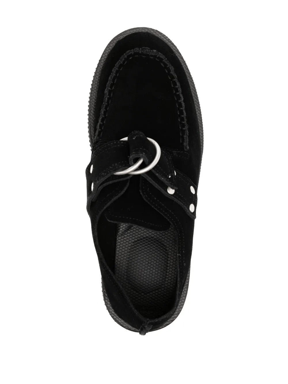 Suicoke Joco suede loafers Black