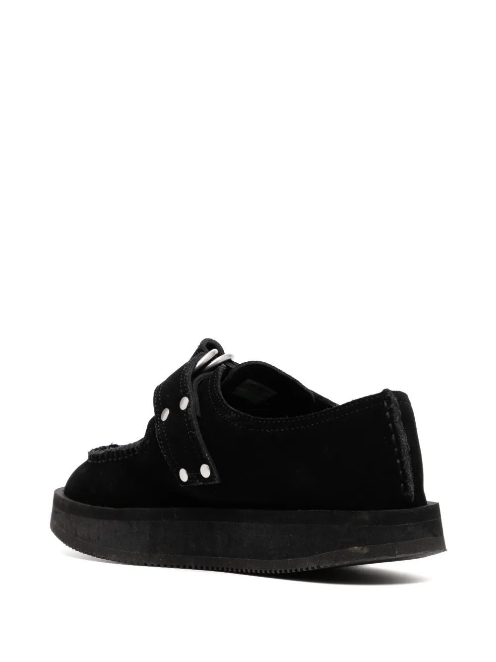 Suicoke Joco suede loafers Black