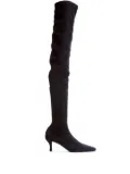 Proenza Schouler Trap over-the-knee leather boots - Brown