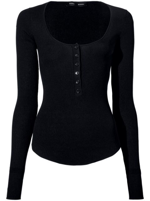 Proenza Schouler Boyd Henley knit top Women