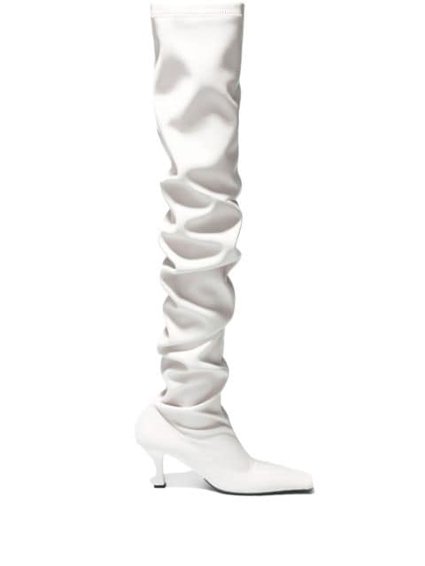 Proenza Schouler Trap over-the-knee leather boots