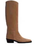 Proenza Schouler Bronco suede tall boots - Brown