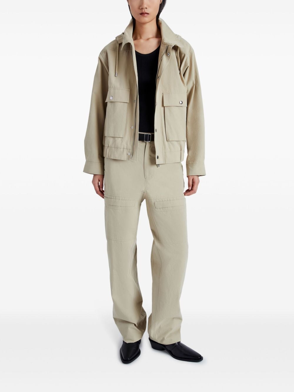 Shop Proenza Schouler White Label Windsor Jacket In Neutrals