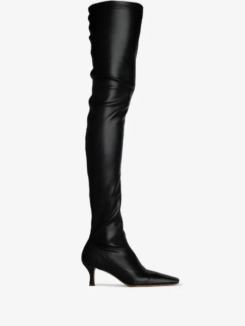 Proenza Schouler Trap over-the-knee leather boots