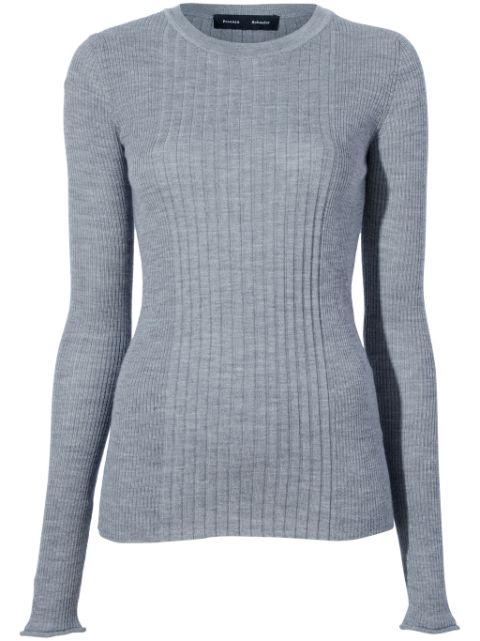 Proenza Schouler ribbed-knit long-sleeve top Women