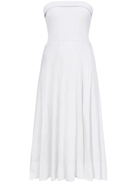 Proenza Schouler White Label strapless cotton midi dress Women