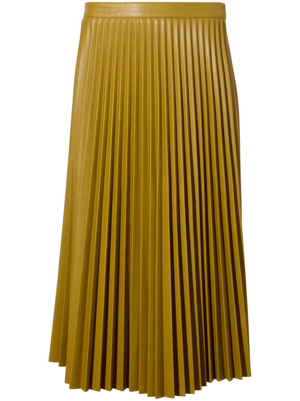 Proenza Schouler White Label Pleated Midi Skirt In Brown