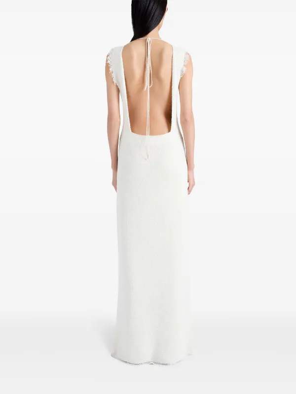 proenza schouler open back dress Rent Proenza Schouler Halterneck Backless Gown