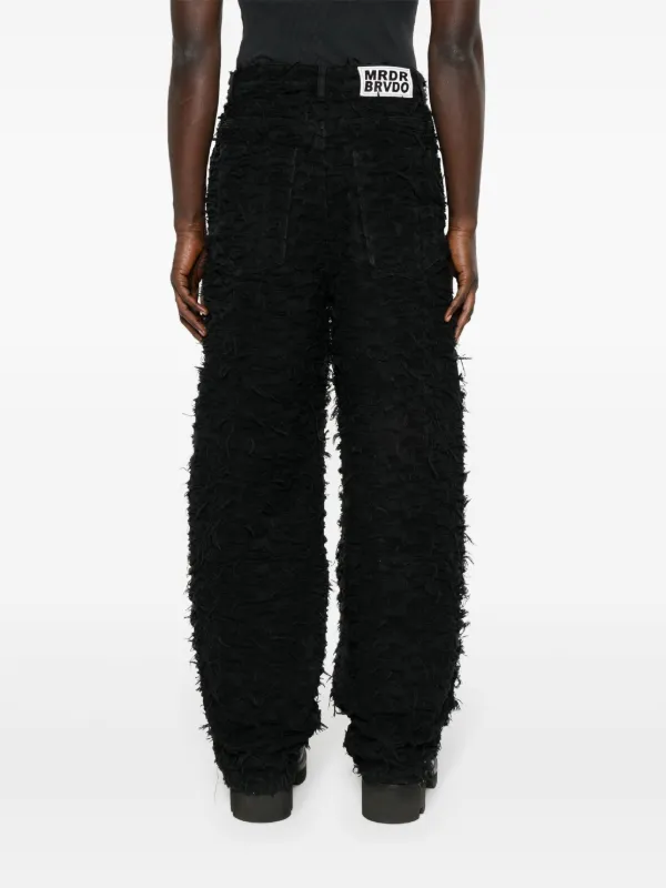 Who Decides War Husk wide-leg Trousers | Black | FARFETCH GE