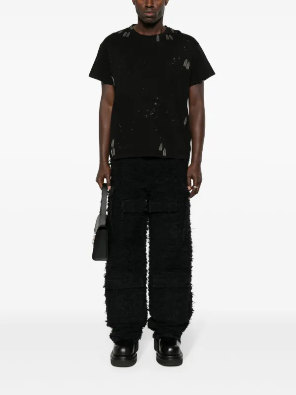 Who Decides War Husk wide-leg Trousers | Black | FARFETCH ID