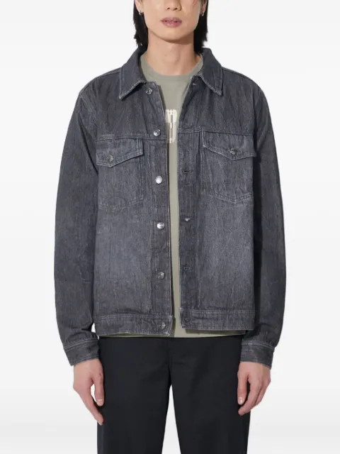 Wood Wood Ivan button-fastening denim jacket