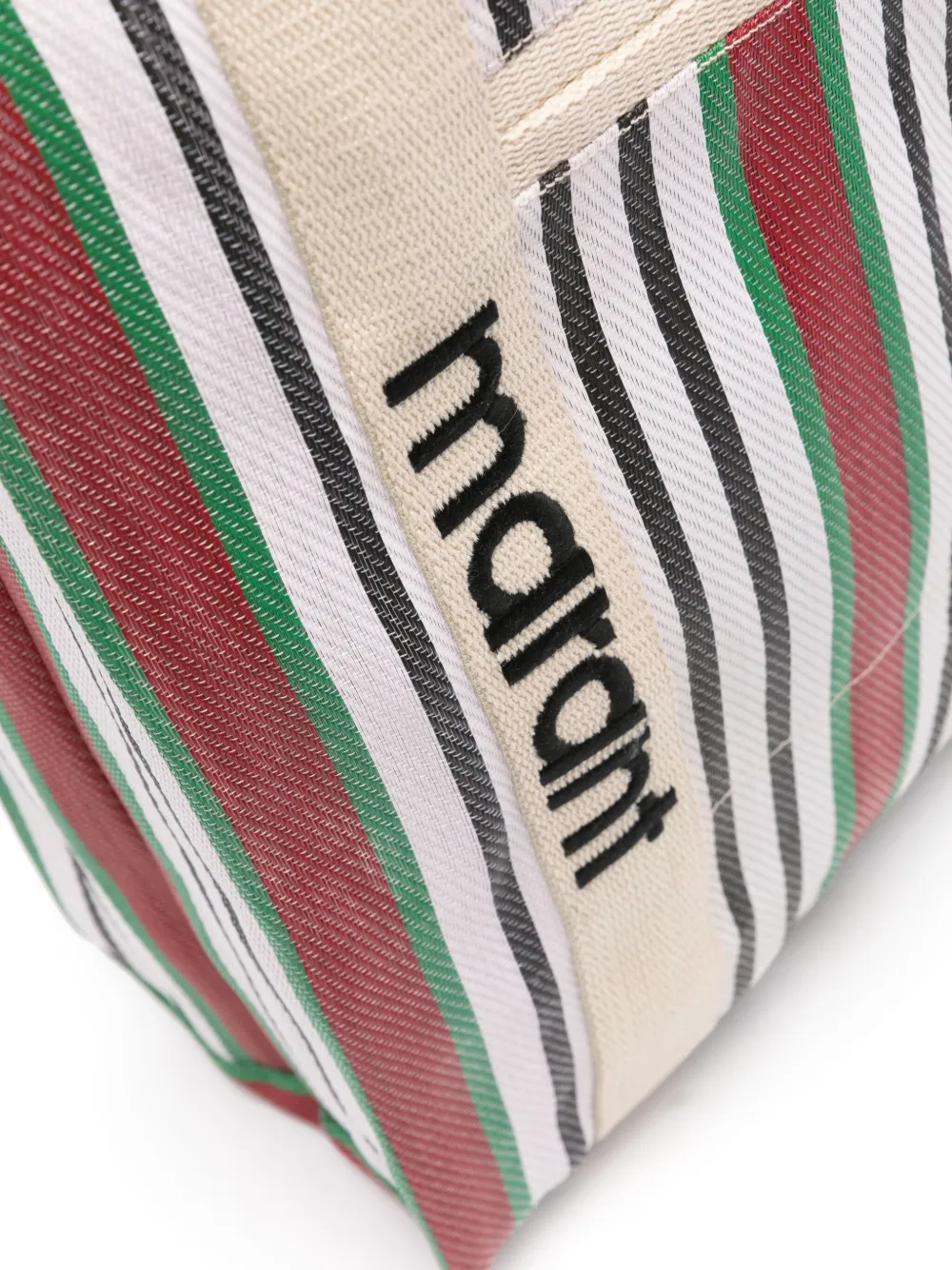 ISABEL MARANT Darwen gestreepte shopper Rood