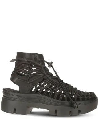 Noir Kei Ninomiya x Comme Des Garçons 'Uneek Mid' サンダル