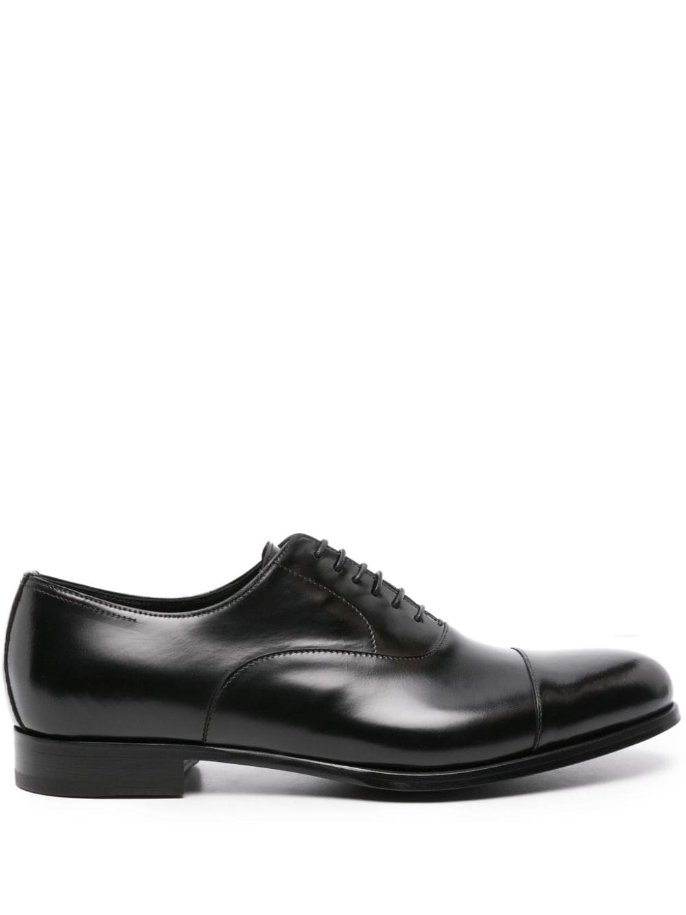 Shop D4.0 Smooth-leather Oxford Shoes In Black