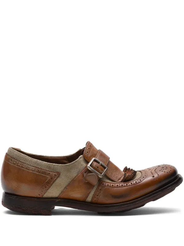 Church's Shanghai W 150th Anniversary Leather Loafers in Brown