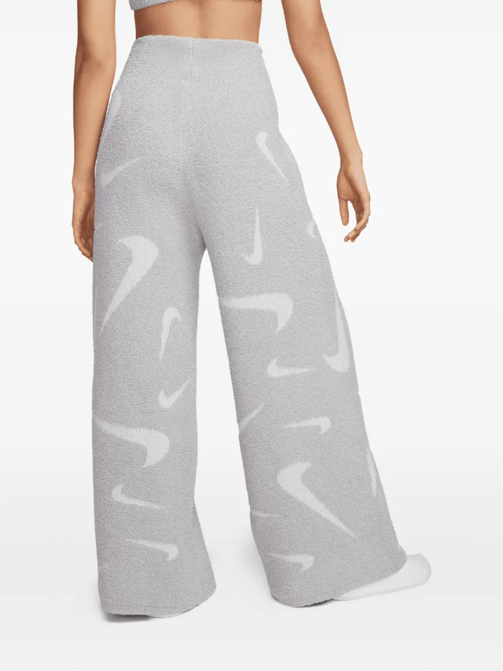 Nike Phoenix trainingsbroek met logo Grijs