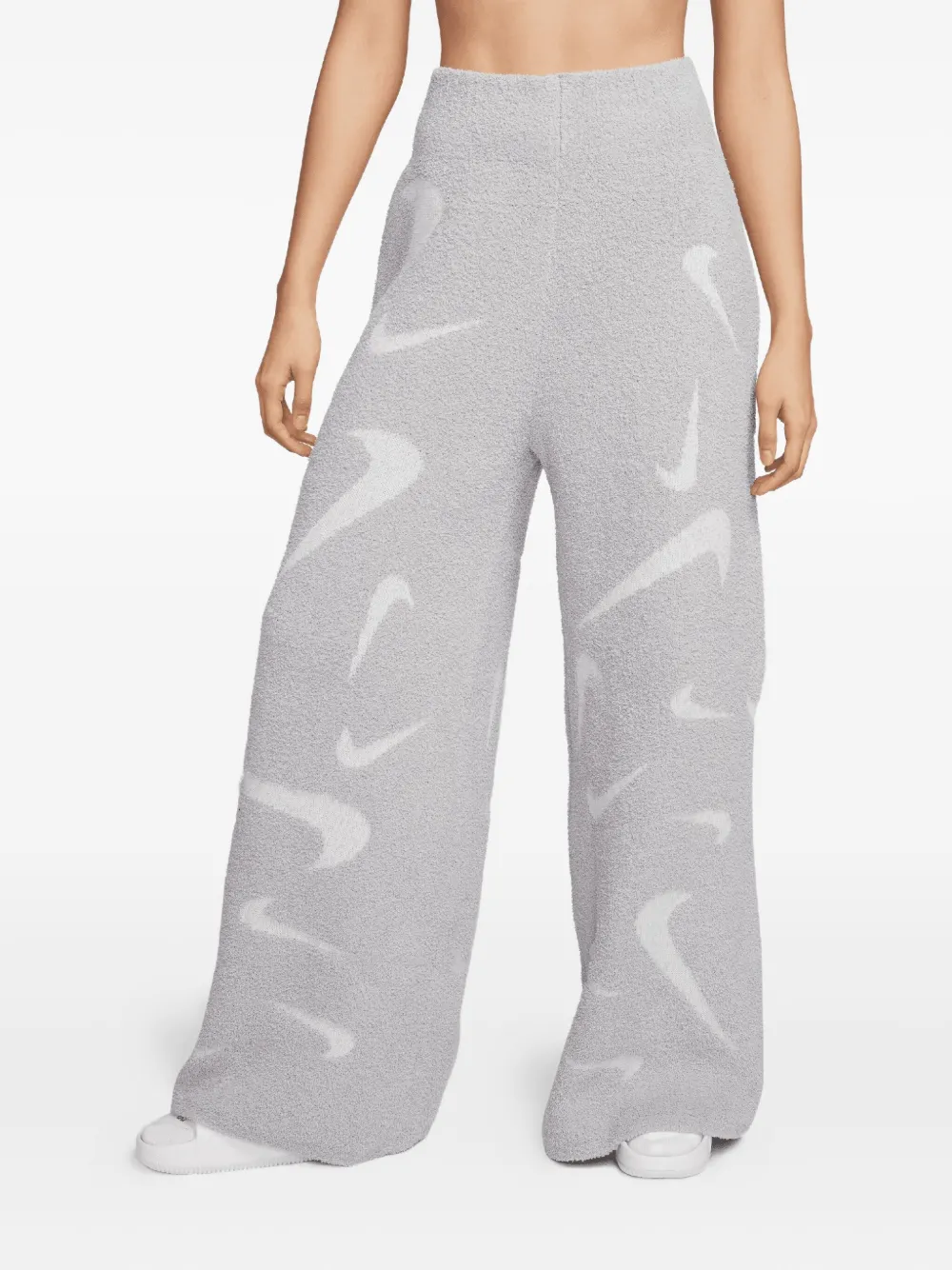 Nike Phoenix trainingsbroek met logo Grijs