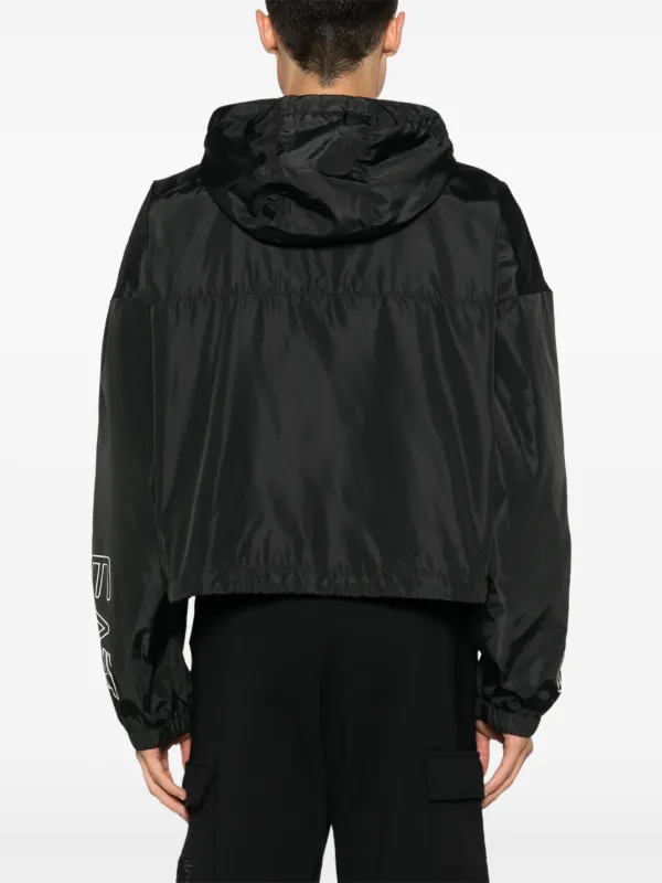 Ea7 Emporio Armani logo-print Jacket | Black | FARFETCH