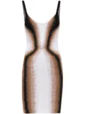 Y/Project gradient-knit minidress - Brown