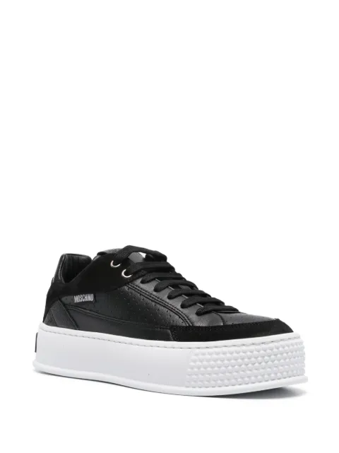Moschino logo-embossed sneakers MA15394G1LMFE - 1