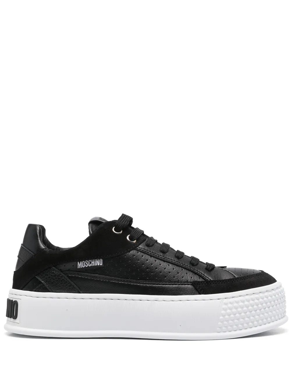 Moschino logo-embossed sneakers Black
