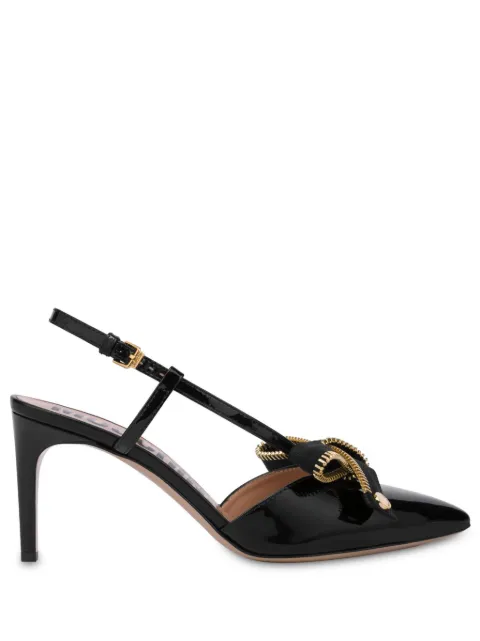 Moschino bow-detail pointed-toe pumps