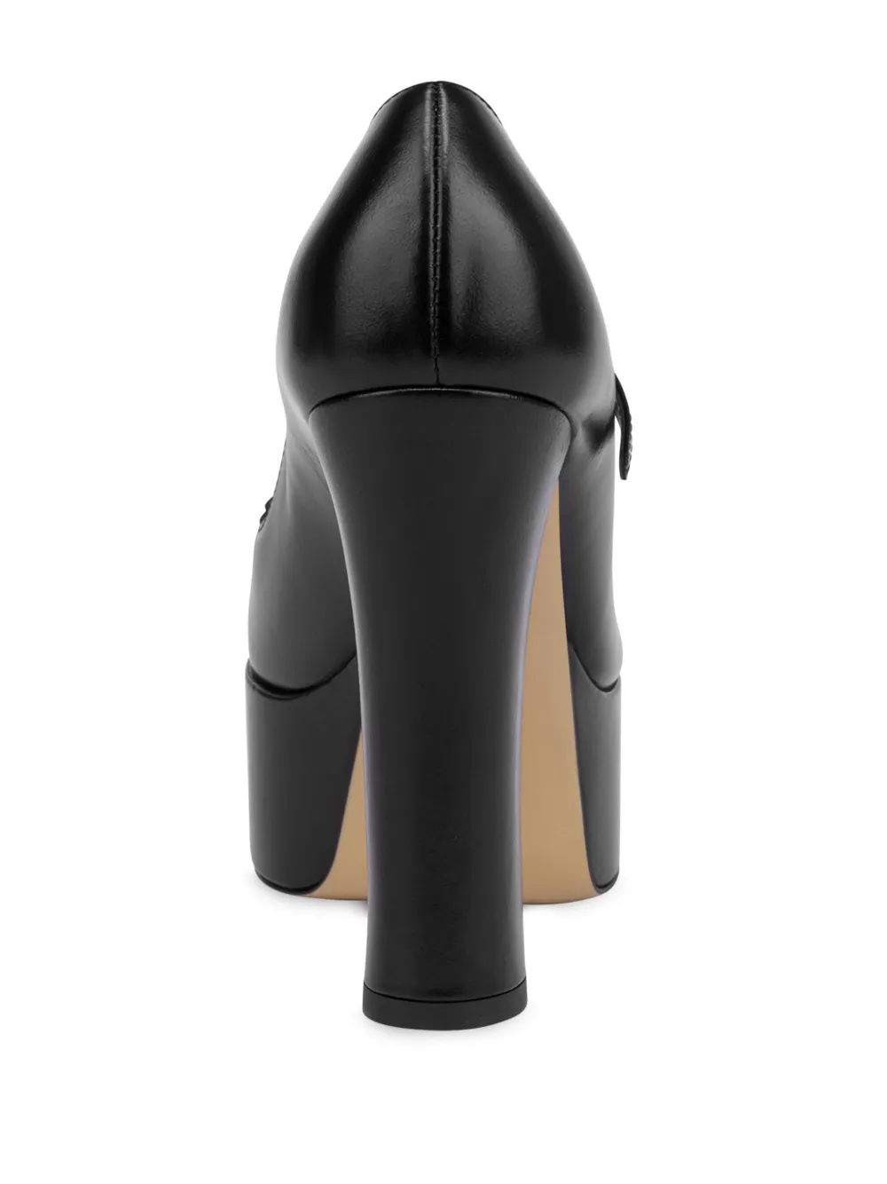 Moschino 125 mm pumps met hartapplicatie Zwart