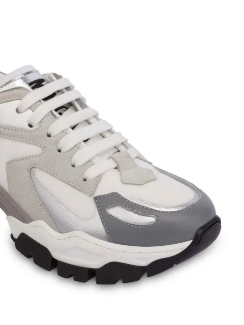 Moschino panelled lace-up sneakers MA15465G1LMP2 - 2