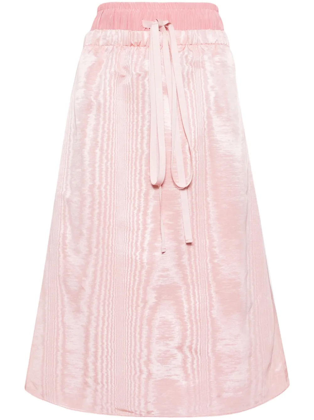 moire-effect skirt