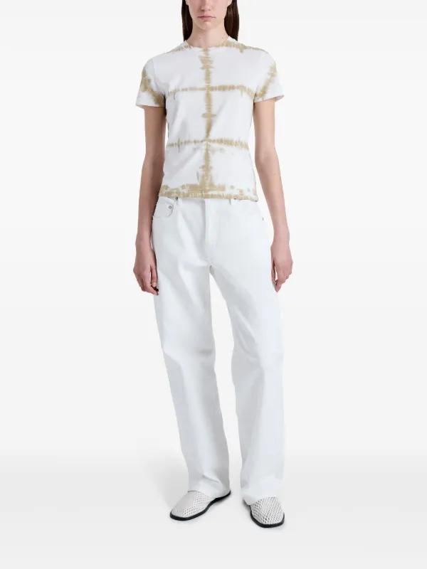 proenza schouler white label tie dye cotton t shirt