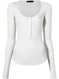 Proenza Schouler fine-knit long-sleeve cardigan - White